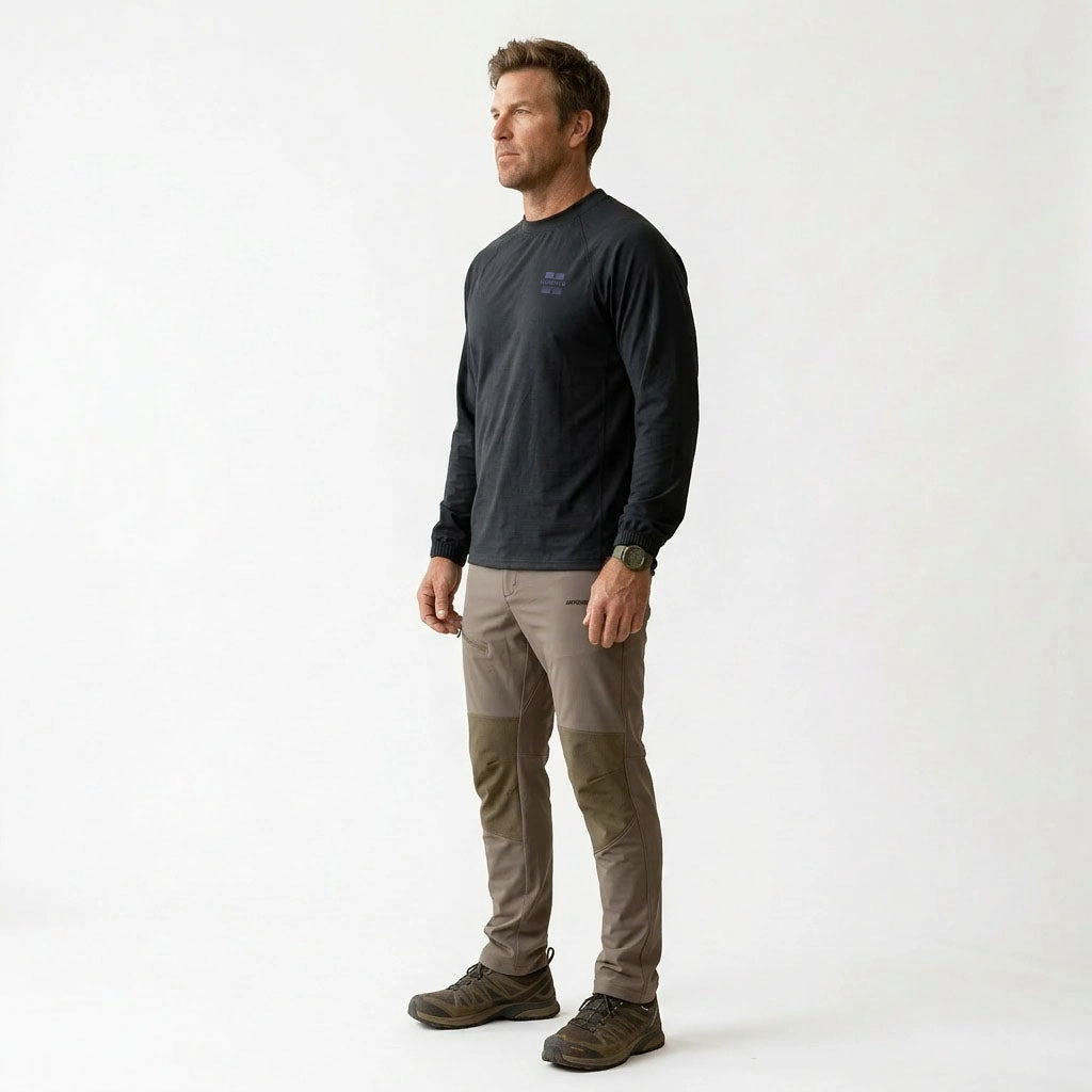 HUMMER MENS CASUAL OUTDOOR LONG SLEEVE SWEATER [OVERSIZE] H0108