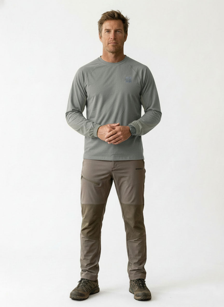 HUMMER MENS CASUAL OUTDOOR LONG SLEEVE SWEATER [OVERSIZE] H0108