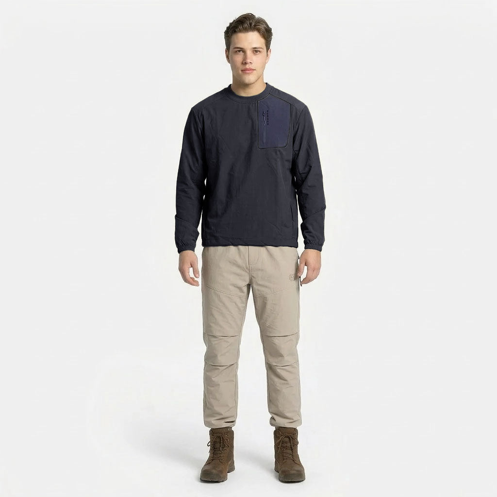 HUMMER MENS CASUAL OUTDOOR LONG SLEEVE SWEATER [OVERSIZE] H0102