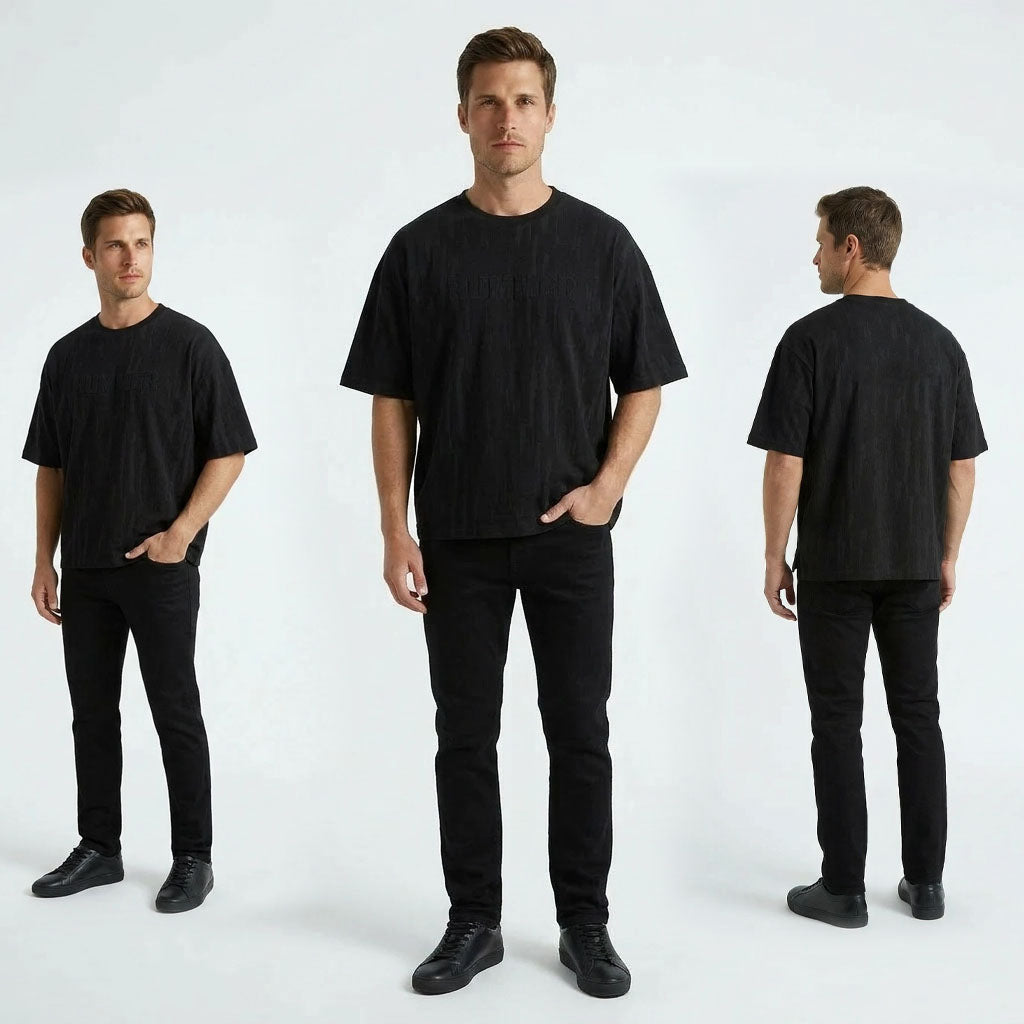 HUMMER MENS SHORT SLEEVE ROUNDNECK T SHIRT [OVERSIZE] H0079