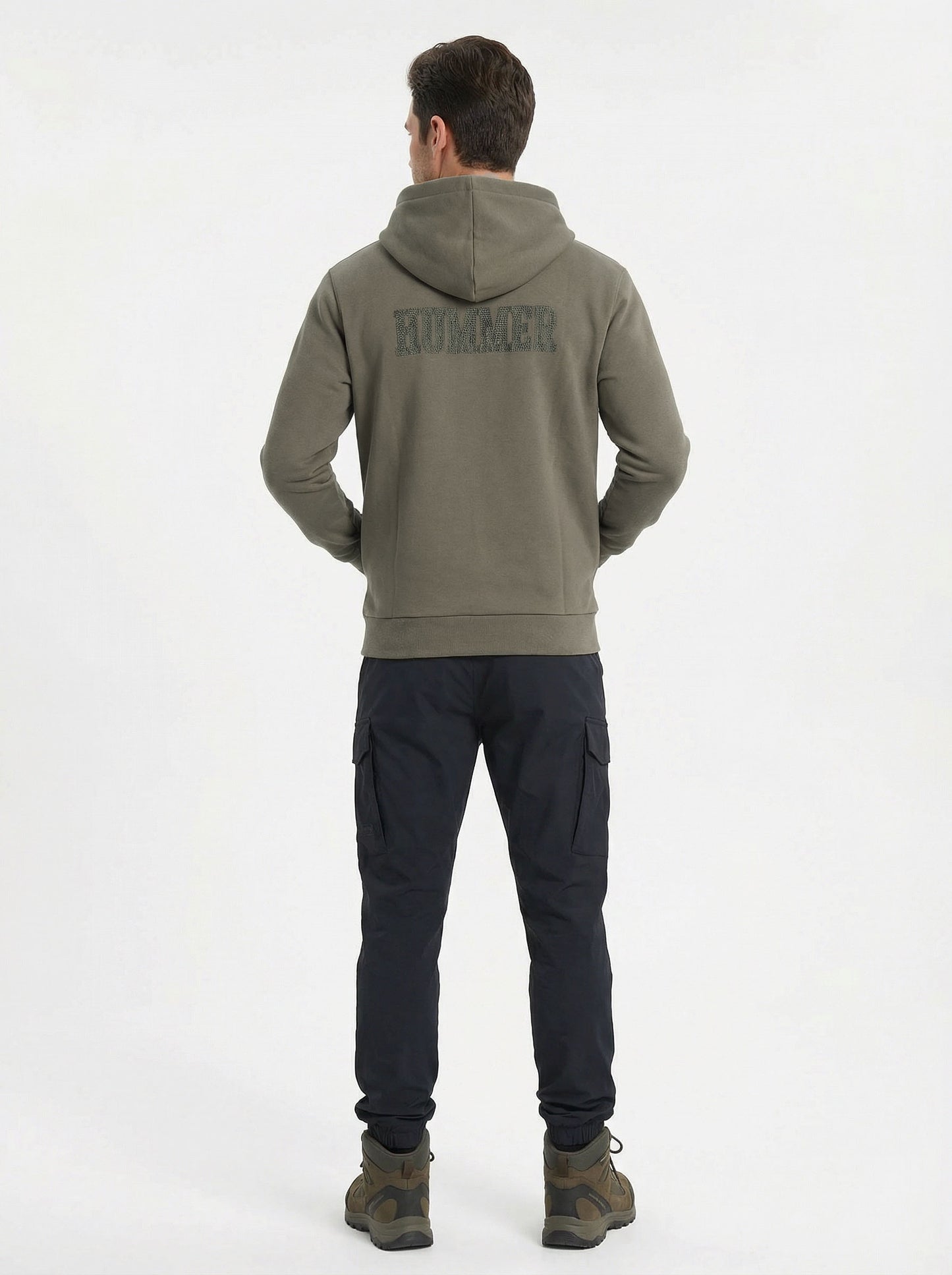 HUMMER MENS LONG SLEEVE HOODED JACKET H0081