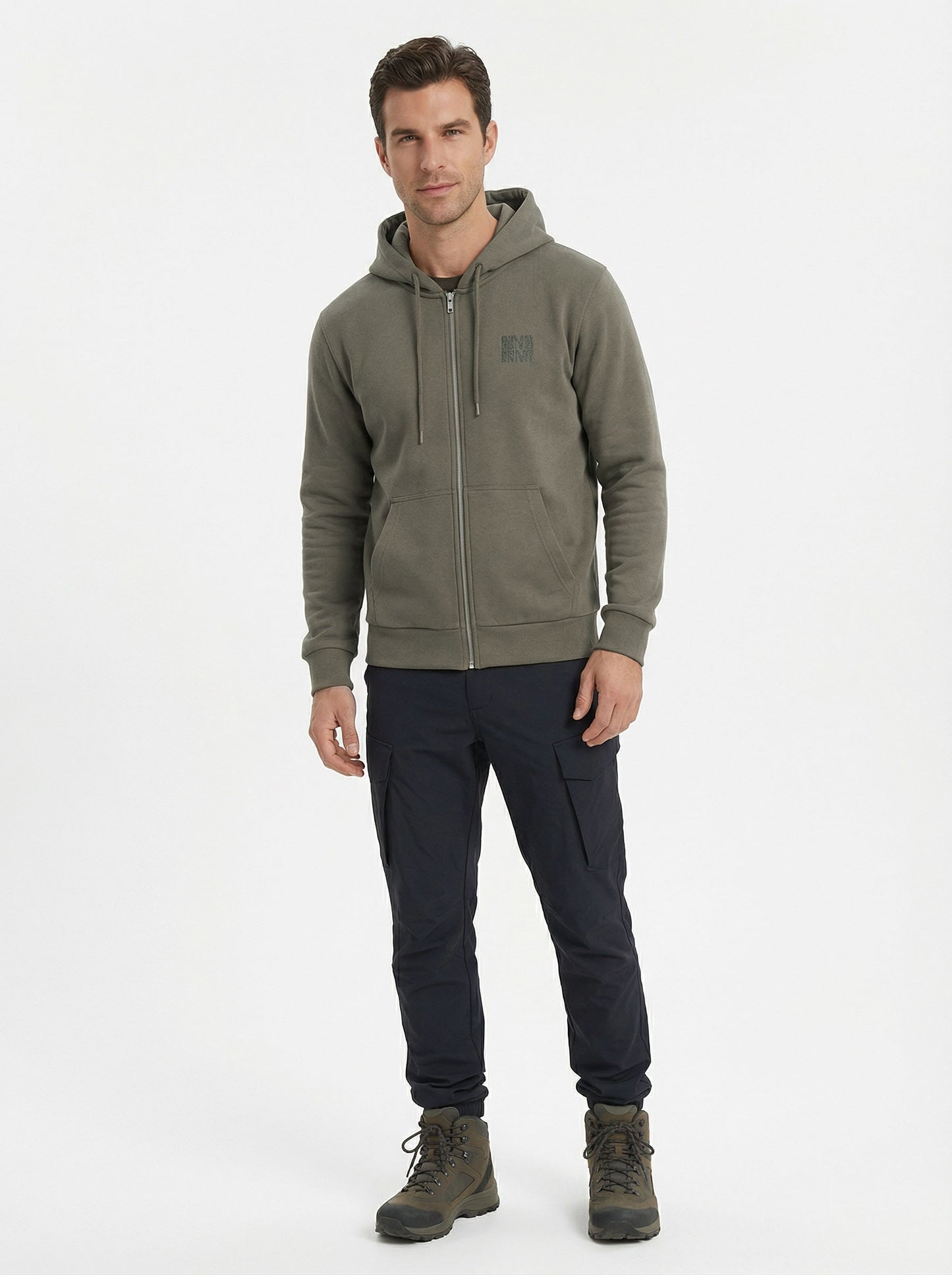 HUMMER MENS LONG SLEEVE HOODED JACKET H0081