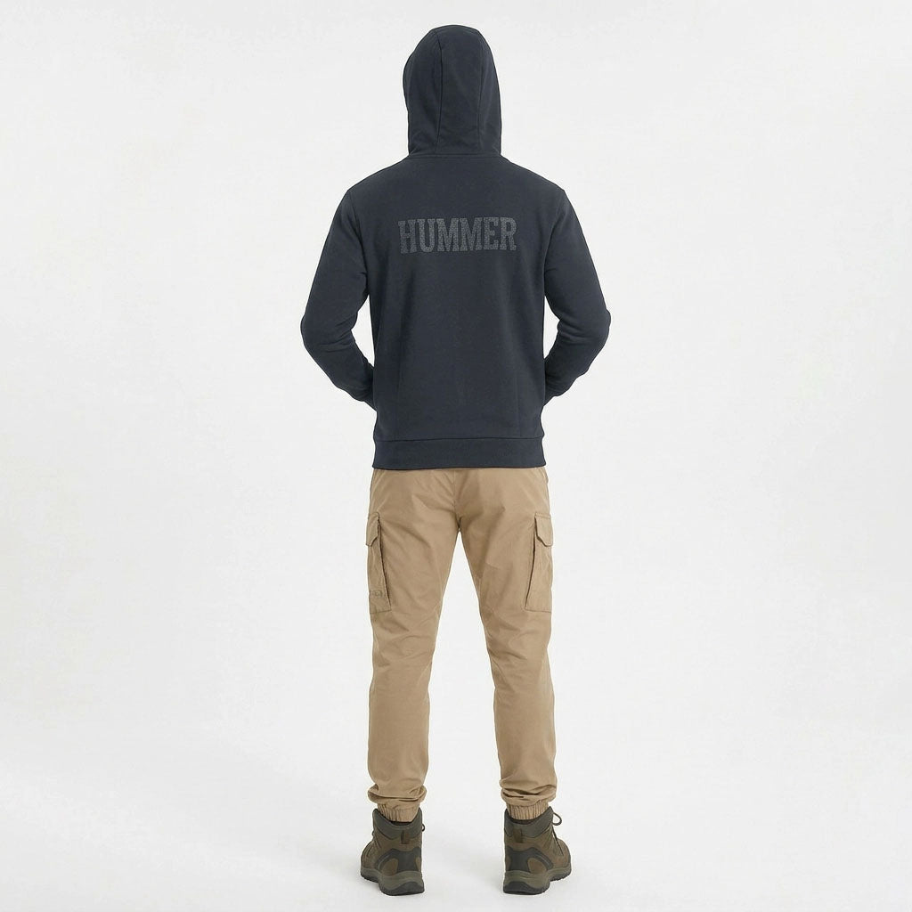 HUMMER MENS LONG SLEEVE HOODED JACKET H0081