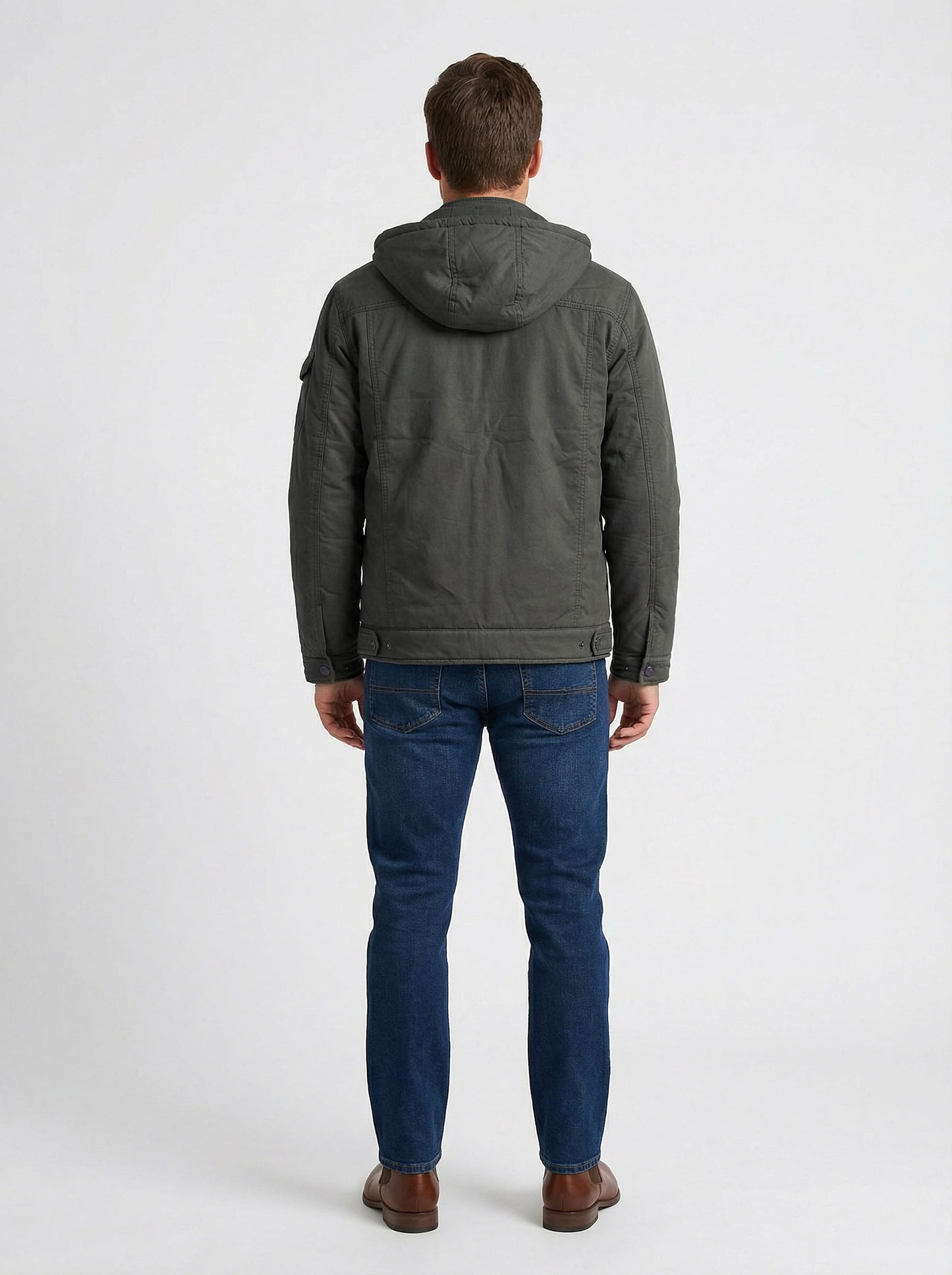 HUMMER MENS LONG SLEEVE HOODED JACKET H0099