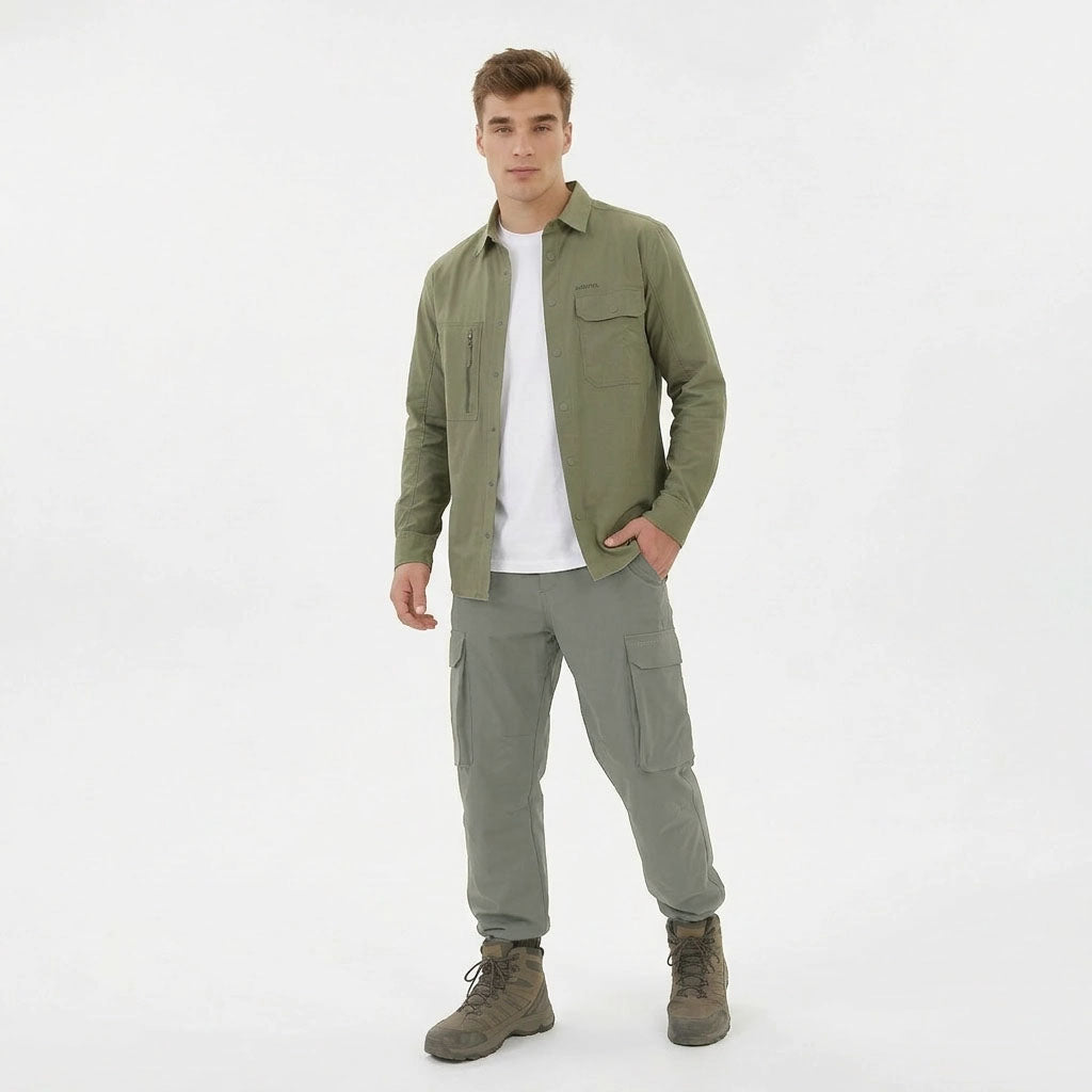 HUMMER MENS CASUAL OUTDOOR LONG PANTS CHINO [BAGGY] H0094