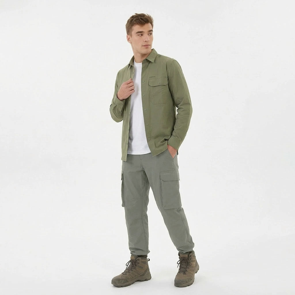 HUMMER MENS CASUAL OUTDOOR LONG PANTS CHINO [BAGGY] H0094