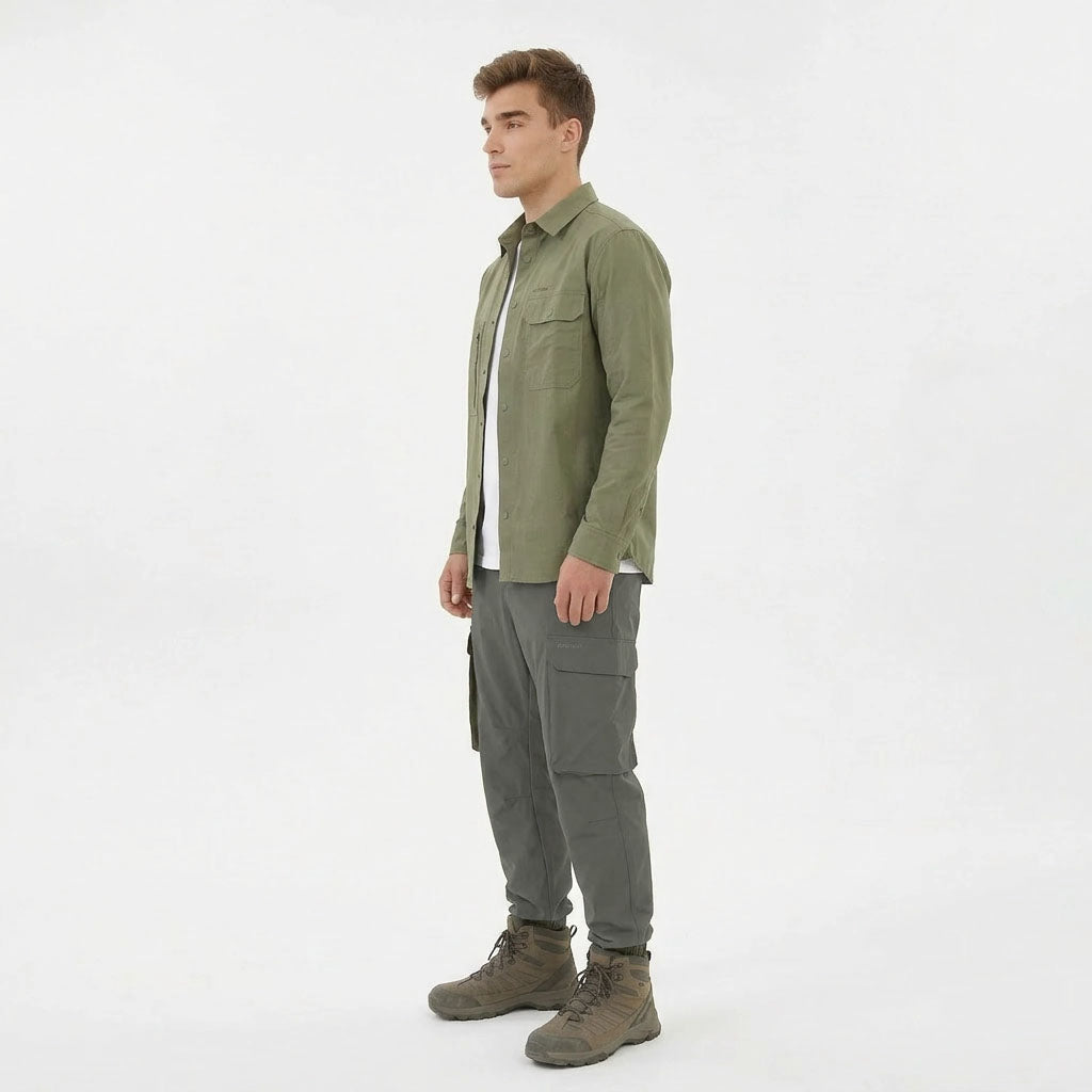 HUMMER MENS CASUAL OUTDOOR LONG PANTS CHINO [BAGGY] H0094