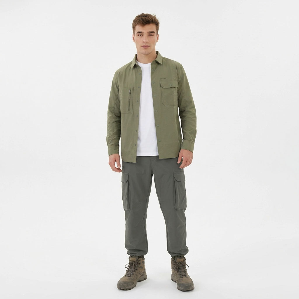 HUMMER MENS CASUAL OUTDOOR LONG PANTS CHINO [BAGGY] H0094