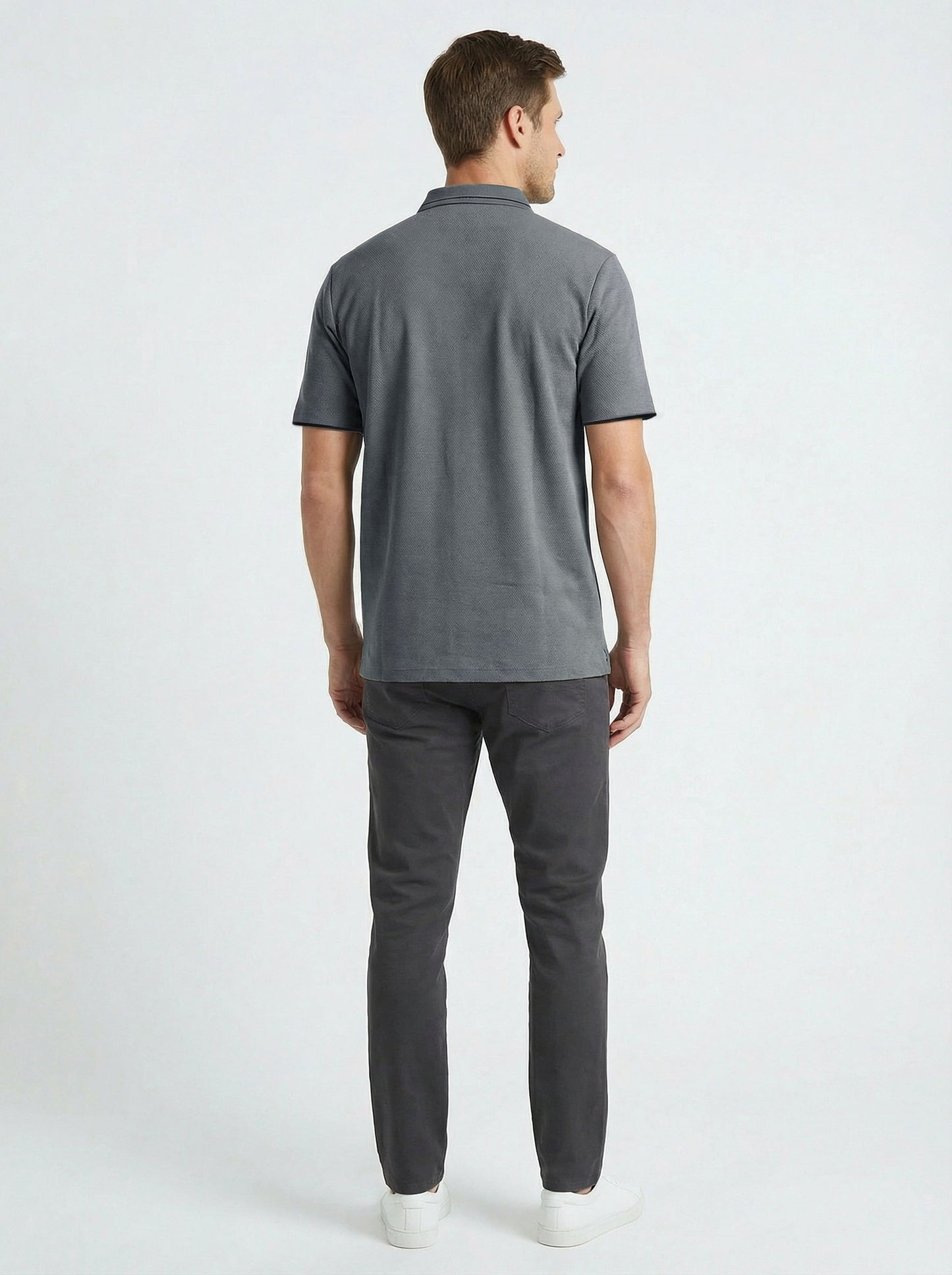HUMMER MENS SHORT SLEEVE POLO T SHIRT [SLIM FIT] H0110