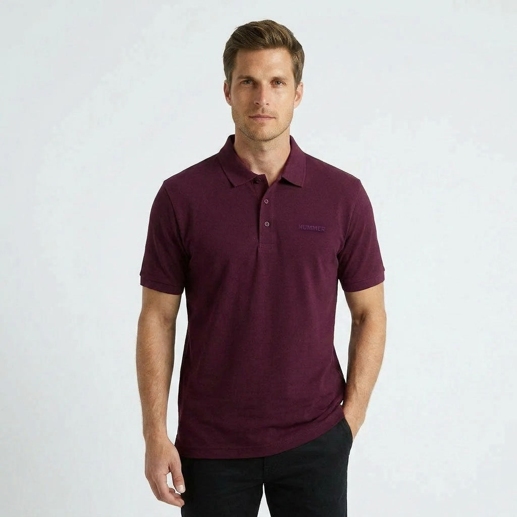 HUMMER MENS SHORT SLEEVE POLO T SHIRT [REGULAR FIT] H0119 H0120