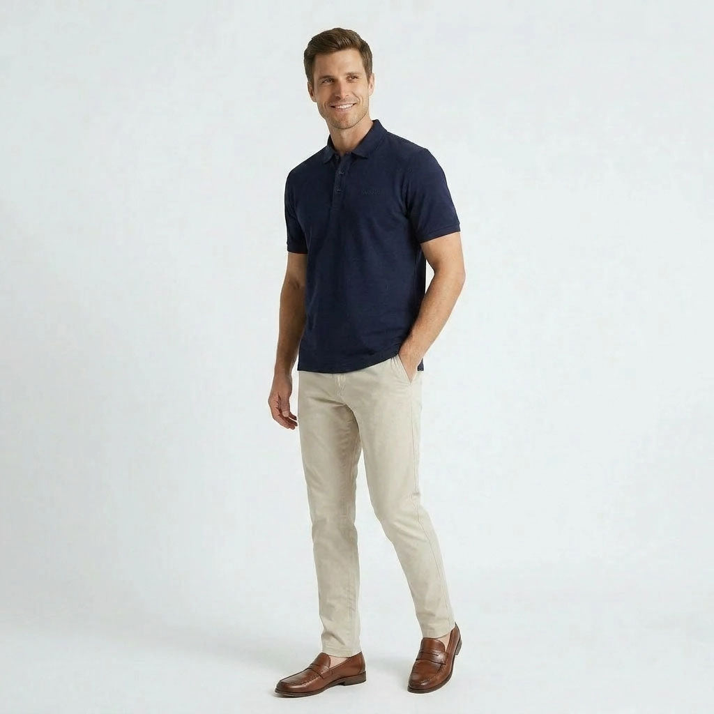 HUMMER MENS SHORT SLEEVE POLO T SHIRT [SLIM FIT] H0049