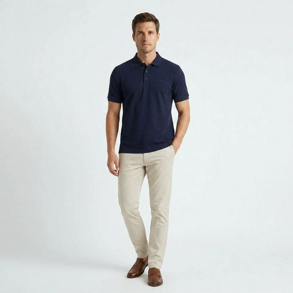 HUMMER MENS SHORT SLEEVE POLO T SHIRT [SLIM FIT] H0049