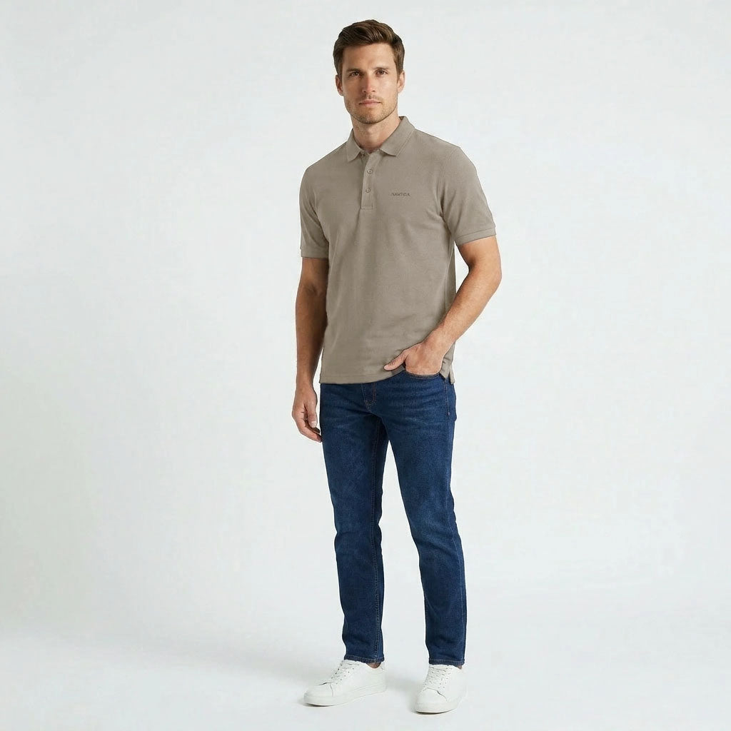 HUMMER MENS SHORT SLEEVE POLO T SHIRT [SLIM FIT] H0049