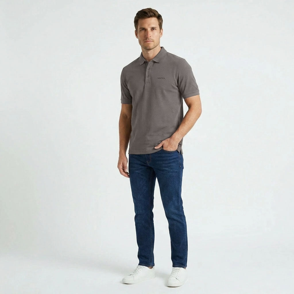 HUMMER MENS SHORT SLEEVE POLO T SHIRT [SLIM FIT] H0049