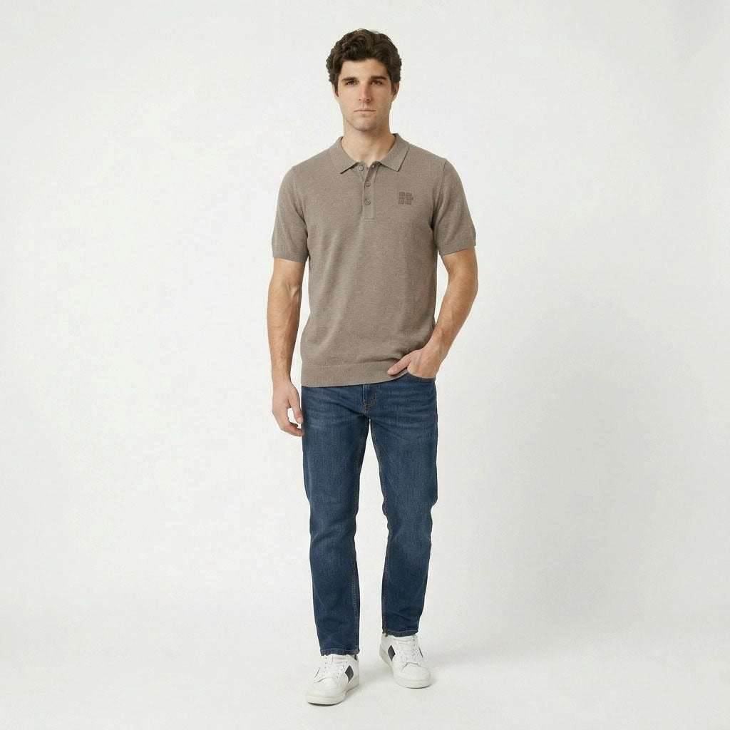 HUMMER MENS SHORT SLEEVE POLOTEE [SLIM FIT] H0126