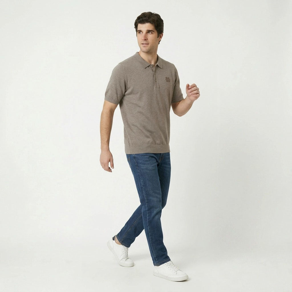 HUMMER MENS SHORT SLEEVE POLOTEE [SLIM FIT] H0126
