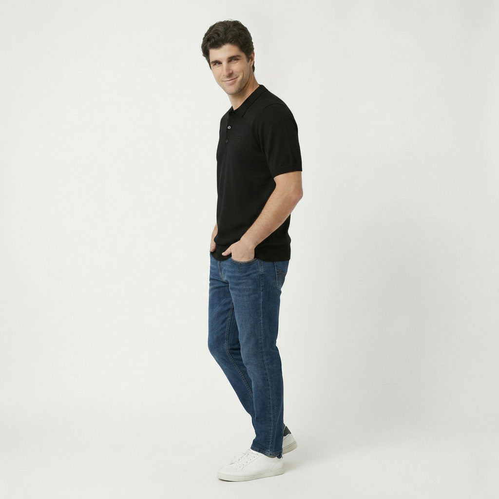 HUMMER MENS SHORT SLEEVE POLOTEE [SLIM FIT] H0126