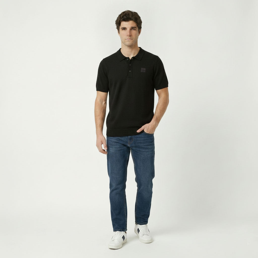 HUMMER MENS SHORT SLEEVE POLOTEE [SLIM FIT] H0126