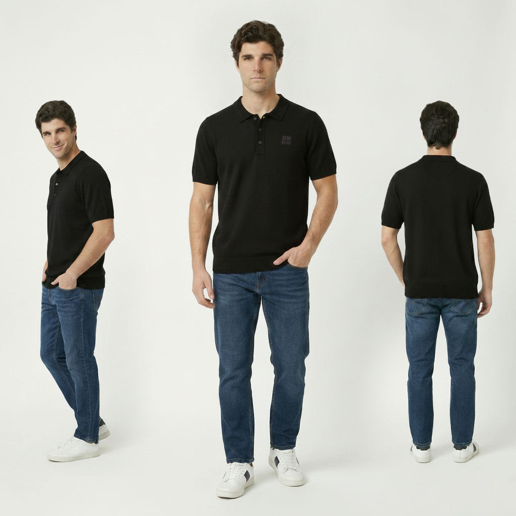 HUMMER MENS SHORT SLEEVE POLOTEE [SLIM FIT] H0126