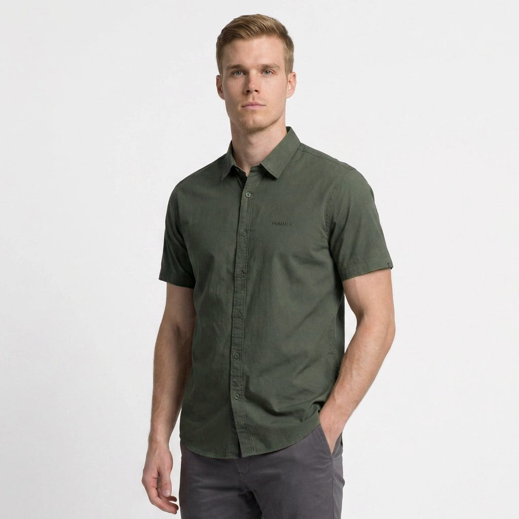 HUMMER MENS SHORT SLEEVE SHIRT [SLIM FIT] H0140