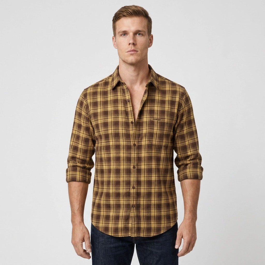 HUMMER MENS LONG SLEEVE SHIRT [SMART FIT] H0133