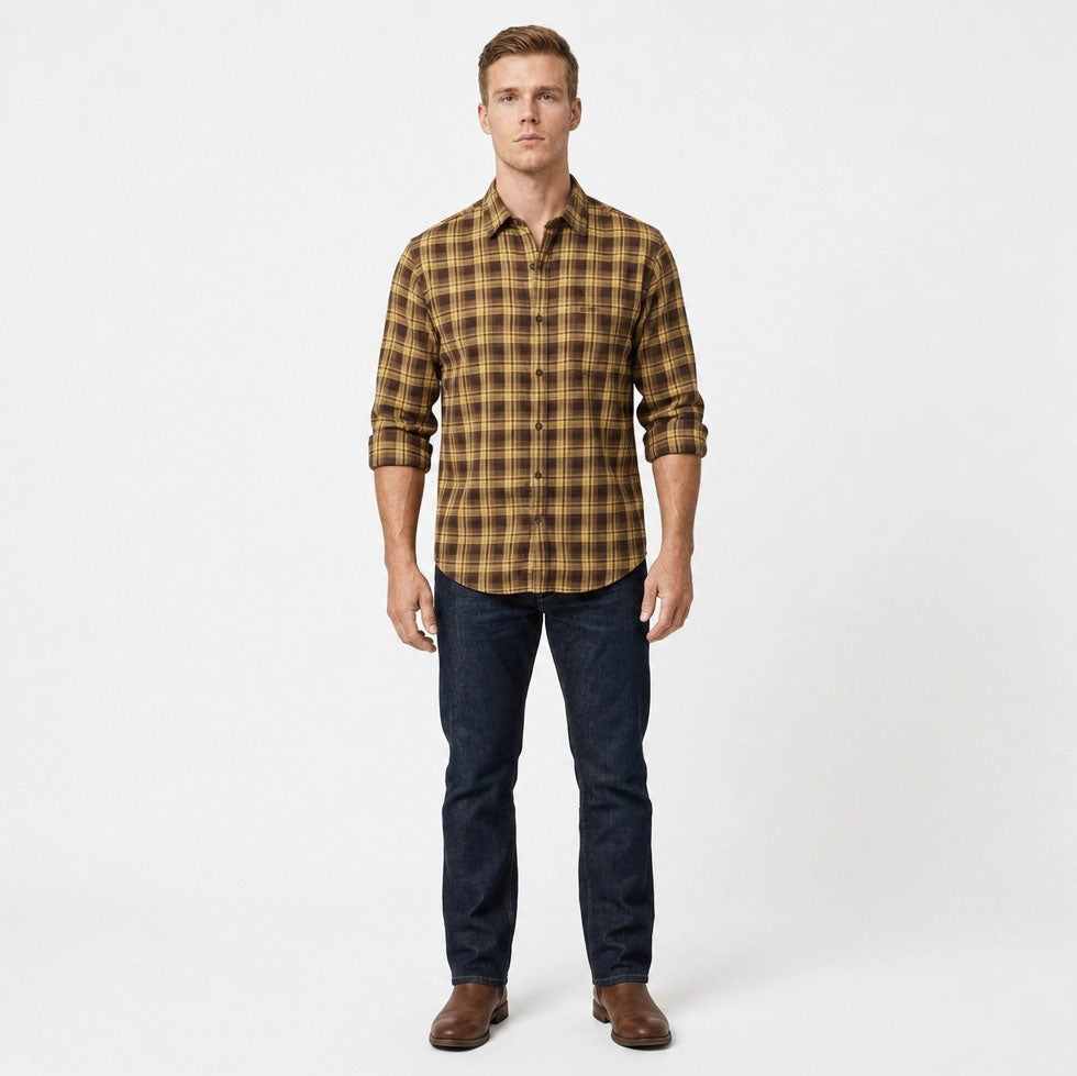 HUMMER MENS LONG SLEEVE SHIRT [SMART FIT] H0133