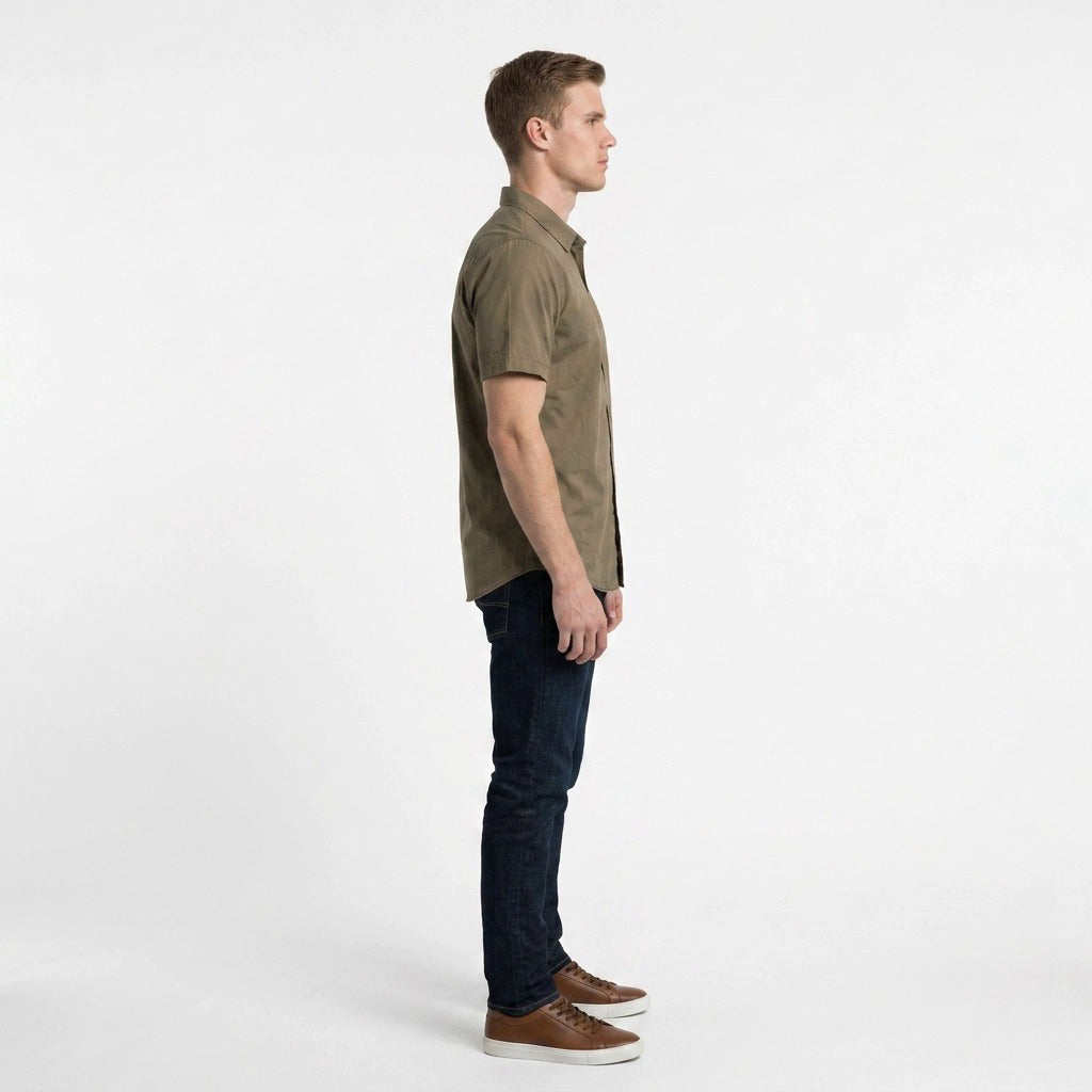 HUMMER MENS SHORT SLEEVE SHIRT [SLIM FIT] H0140