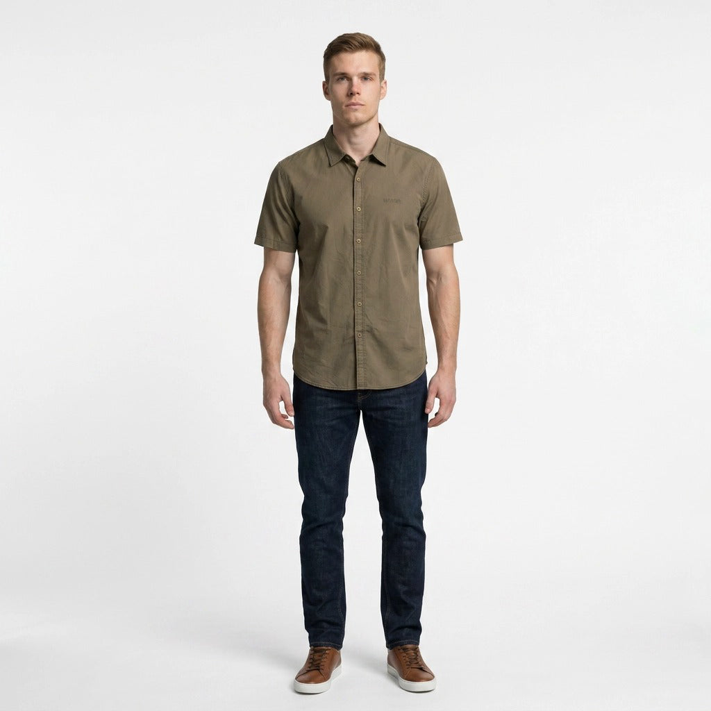 HUMMER MENS SHORT SLEEVE SHIRT [SLIM FIT] H0140