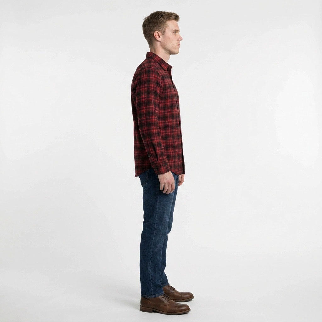 HUMMER MENS LONG SLEEVE SHIRT [SMART FIT] H0133