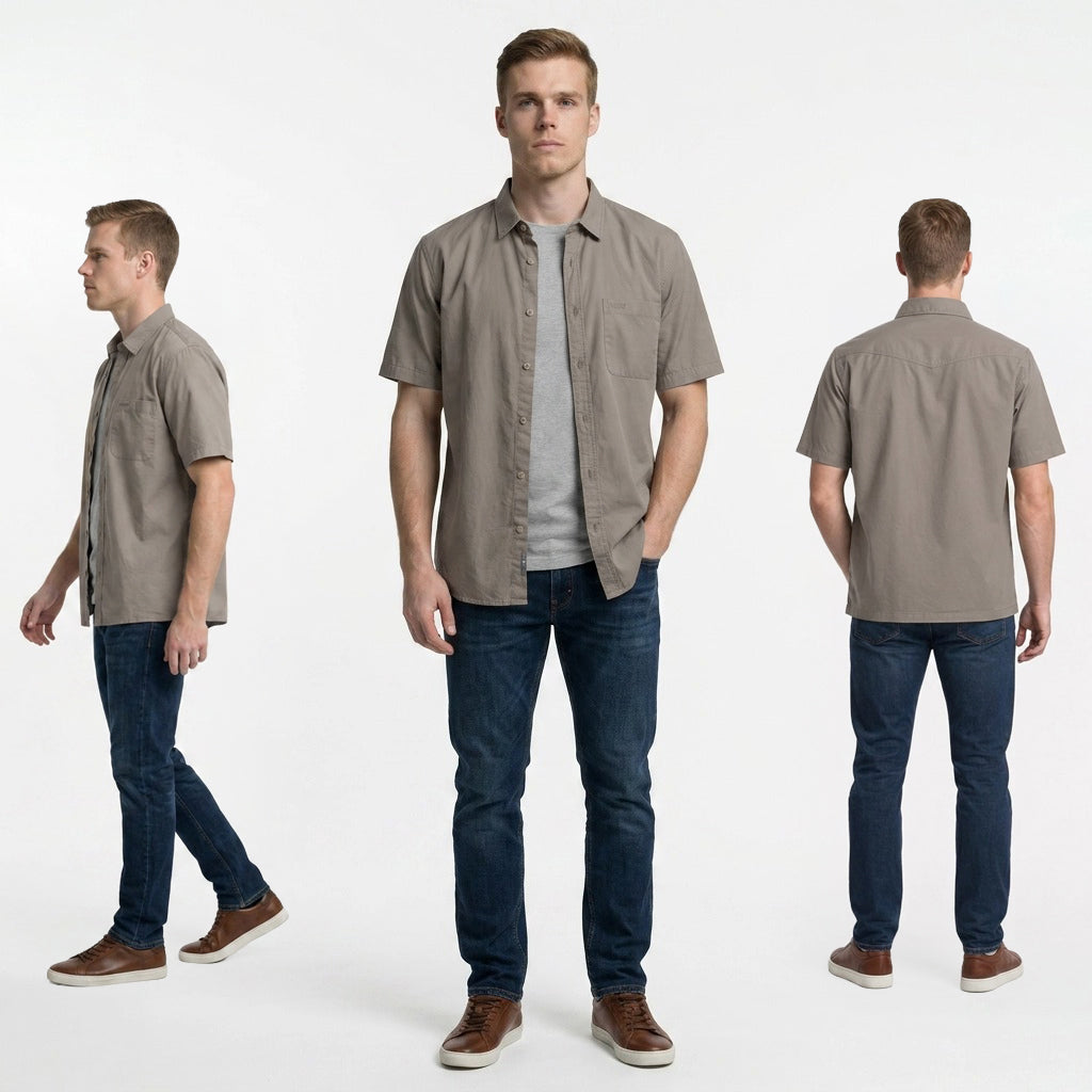 HUMMER MENS SHORT SLEEVE SHIRT [REGULAR FIT] H0141