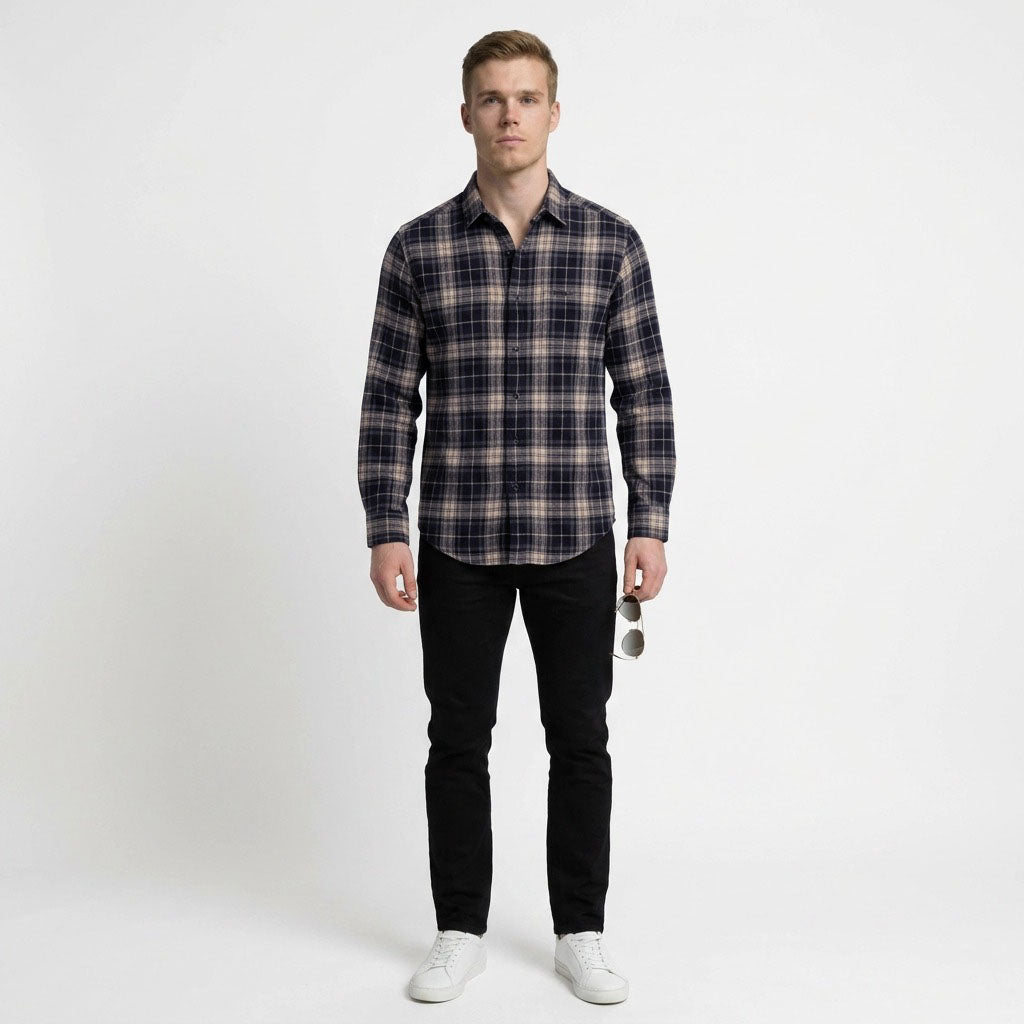 HUMMER MENS LONG SLEEVE SHIRT [SMART FIT] H0133