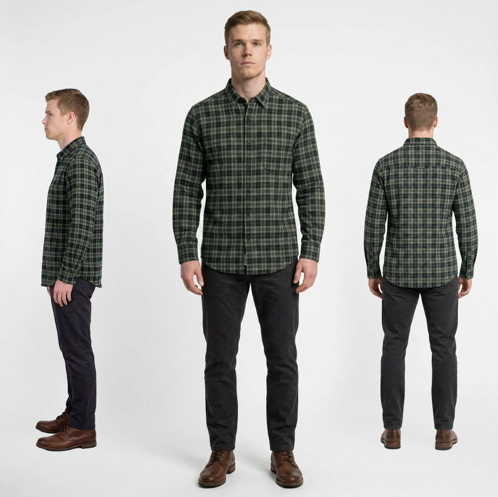 HUMMER MENS LONG SLEEVE SHIRT [SMART FIT] H0133