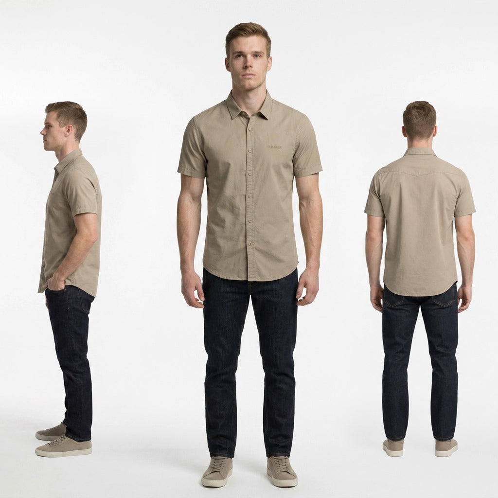 HUMMER MENS SHORT SLEEVE SHIRT [SLIM FIT] H0140