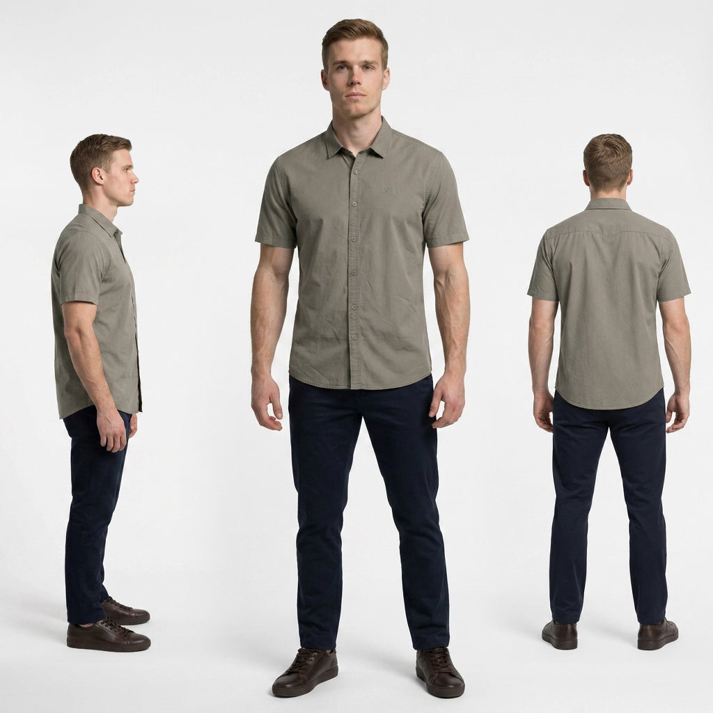 HUMMER MENS SHORT SLEEVE SHIRT [SLIM FIT] H0140