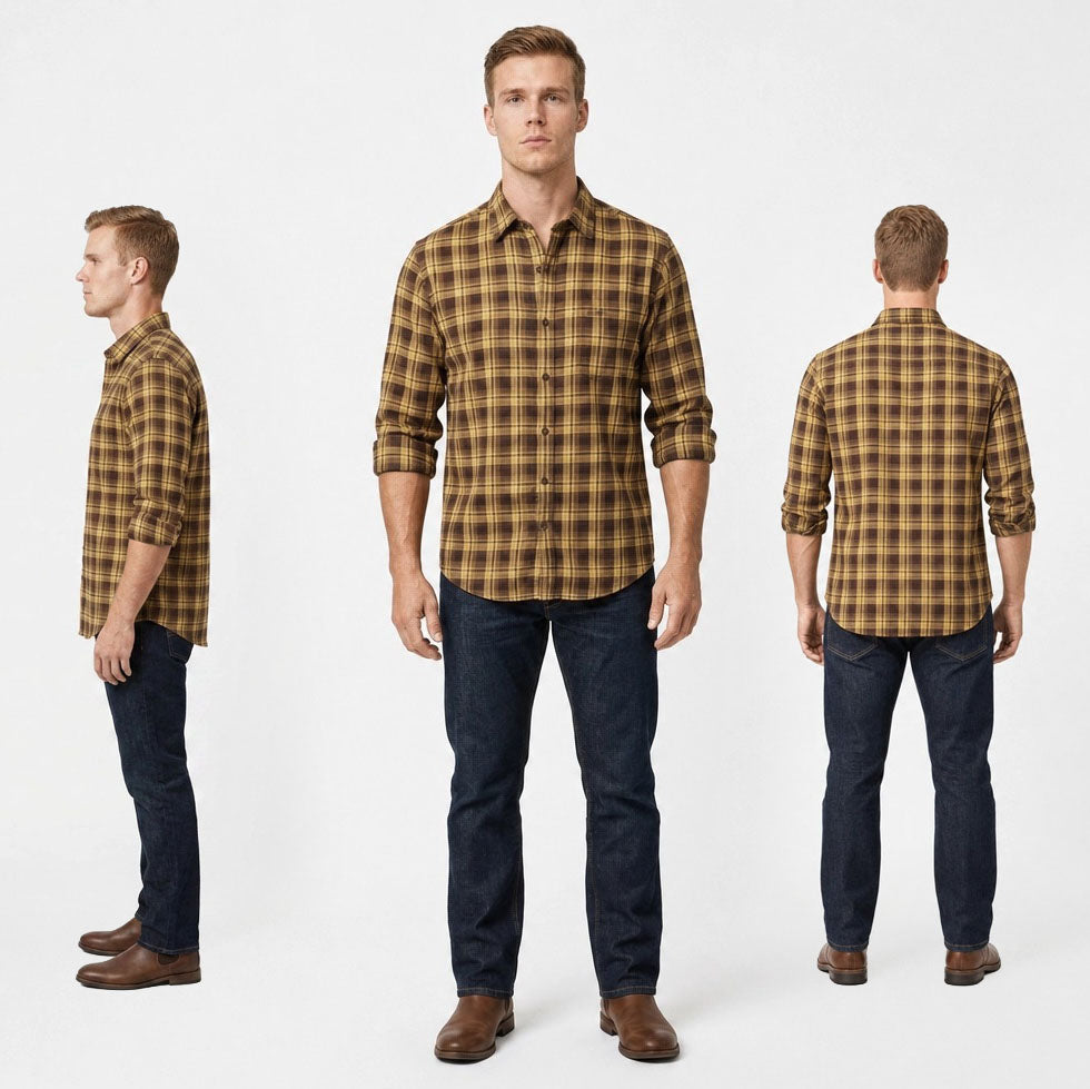 HUMMER MENS LONG SLEEVE SHIRT [SMART FIT] H0133