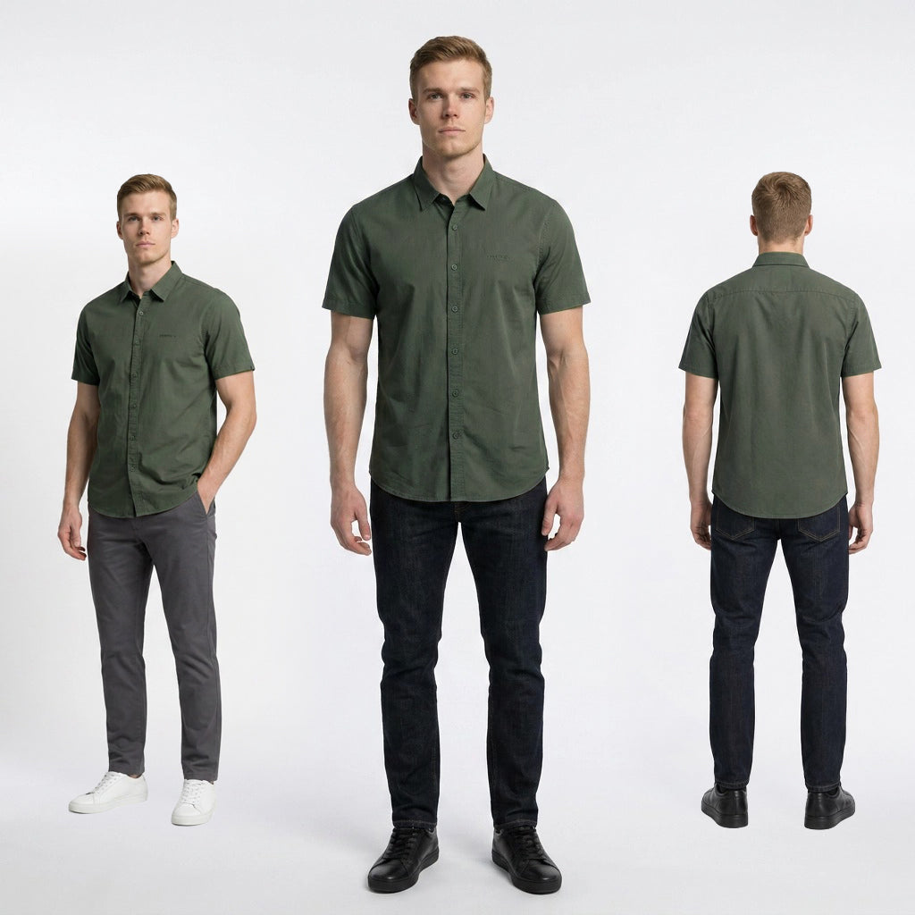 HUMMER MENS SHORT SLEEVE SHIRT [SLIM FIT] H0140