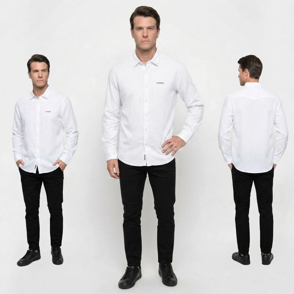 HUMMER MENS LONG SLEEVE SHIRT [SMART FIT] H0123