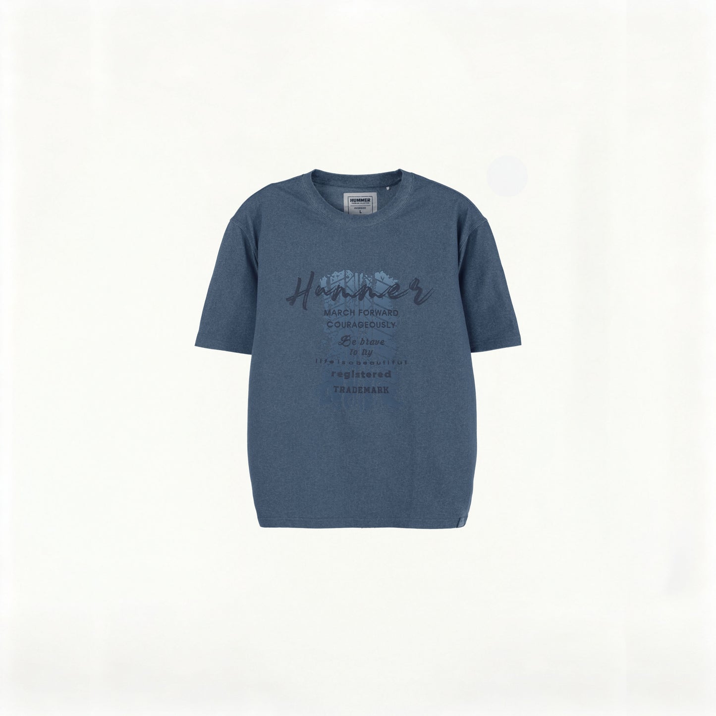 HUMMER MENS SHORT SLEEVE ROUND NECK T SHIRT [OVERSIZE] H0026