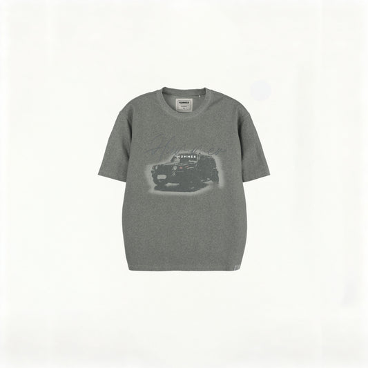 HUMMER MENS SHORT SLEEVE ROUND NECK T SHIRT [OVERSIZE] H0026