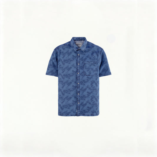 HUMMER MENS JEAN SHORT SLEEVE SHIRT [REGULAR FIT] H0041