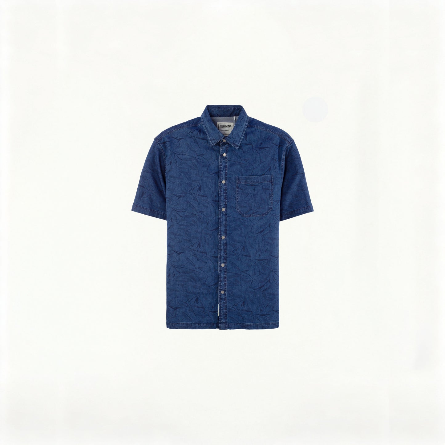 HUMMER MENS JEAN SHORT SLEEVE SHIRT [REGULAR FIT] H0042