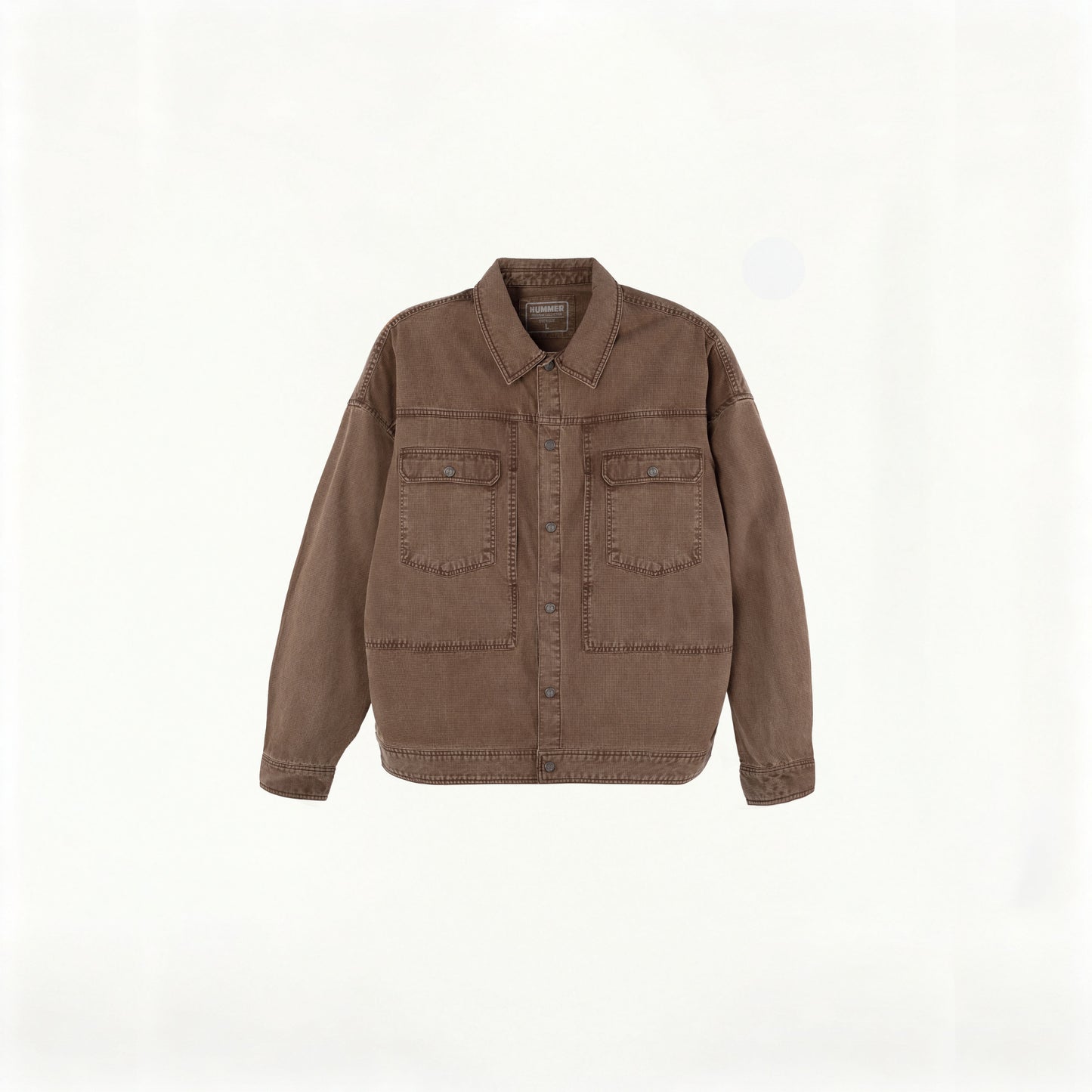 HUMMER MENS JEAN LONG SLEEVE JACKET [OVERSIZE] H0068
