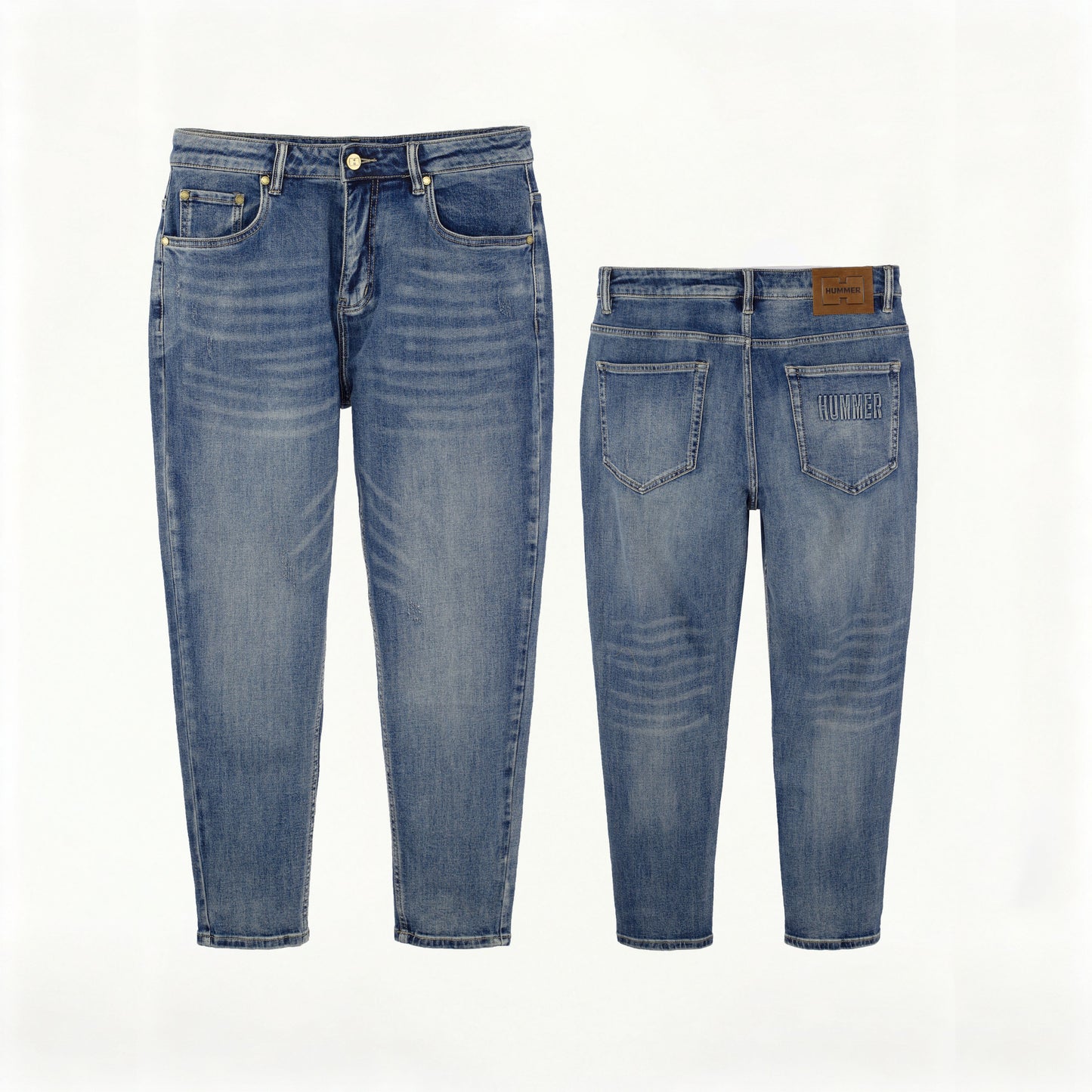 HUMMER MENS JEAN LONG PANTS [TAPERED] H0037