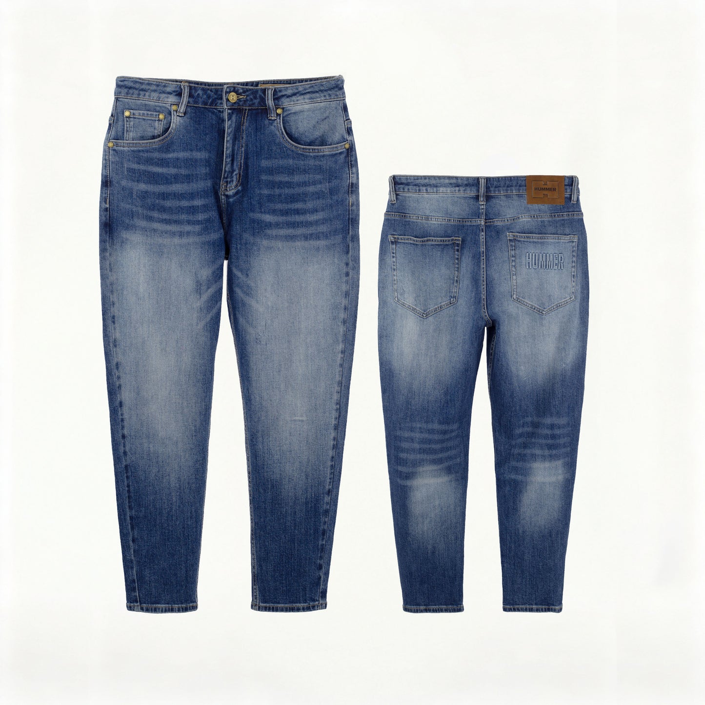 HUMMER MENS JEAN LONG PANTS [TAPERED] H0037