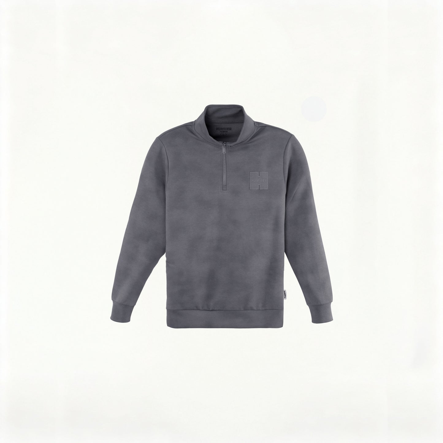 HUMMER MENS LONG SLEEVE QUATER ZIP T SHIRT H0066