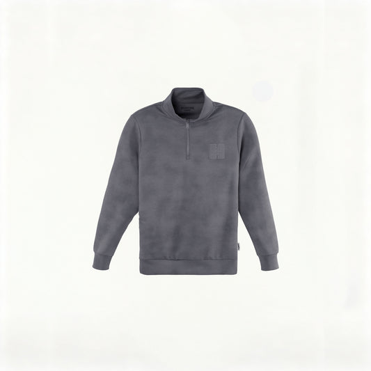 HUMMER MENS LONG SLEEVE QUATER ZIP T SHIRT H0066