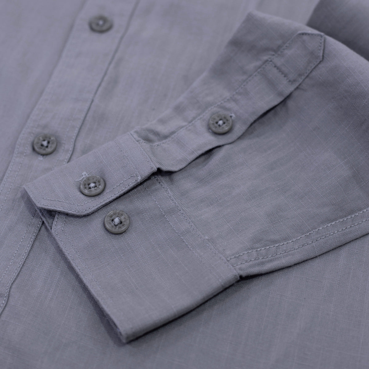 HUMMER MENS STAND COLLAR LONG SLEEVE SHIRT [SMART FIT] H0125