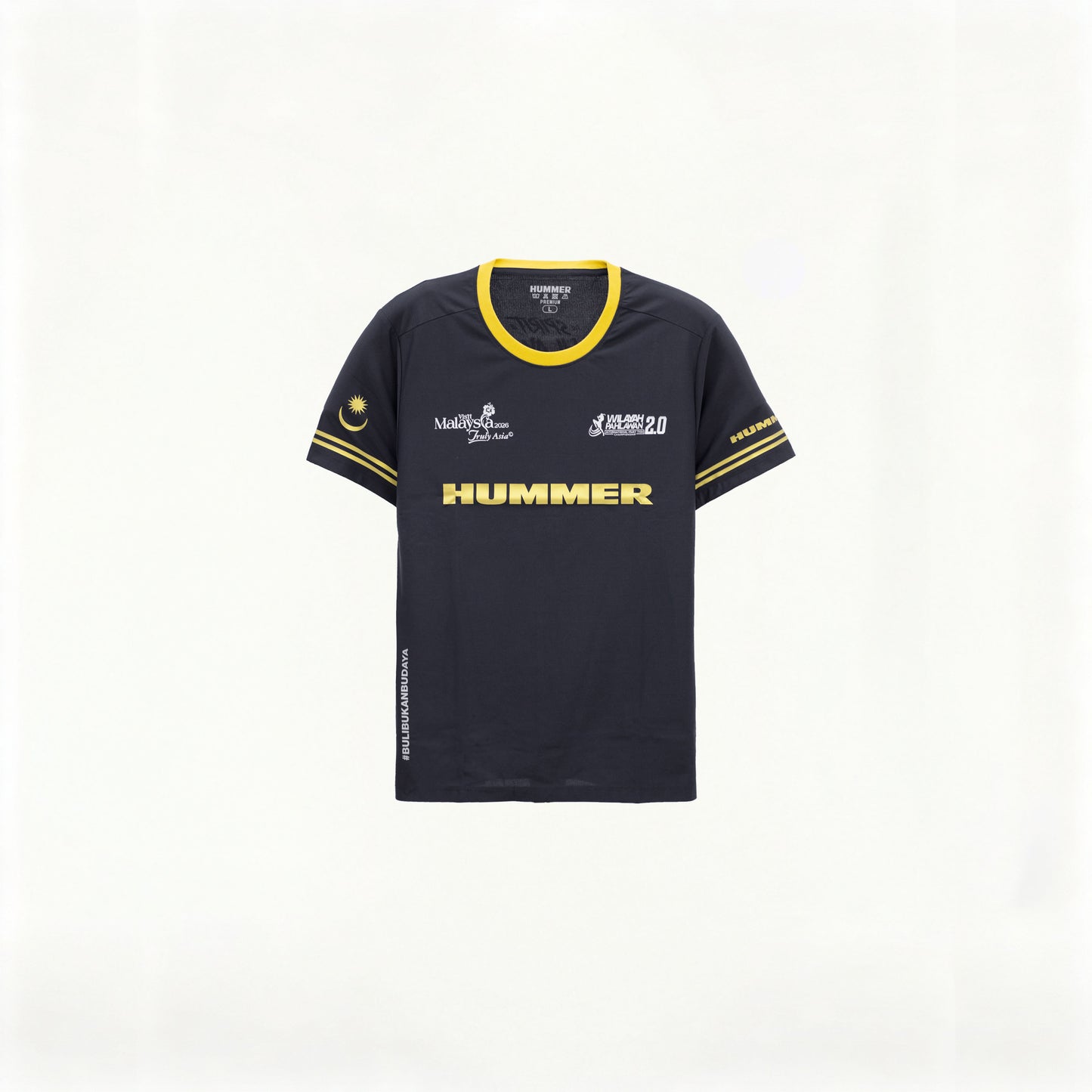 HUMMER MENS SHORT SLEEVE ROUND NECK T SHIRT [FREE CUT] H0089