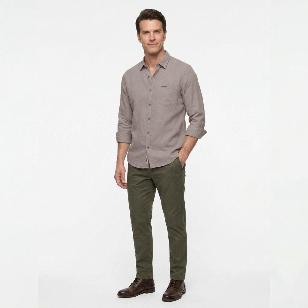 HUMMER MENS LONG SLEEVE SHIRT [SMART FIT] H0123