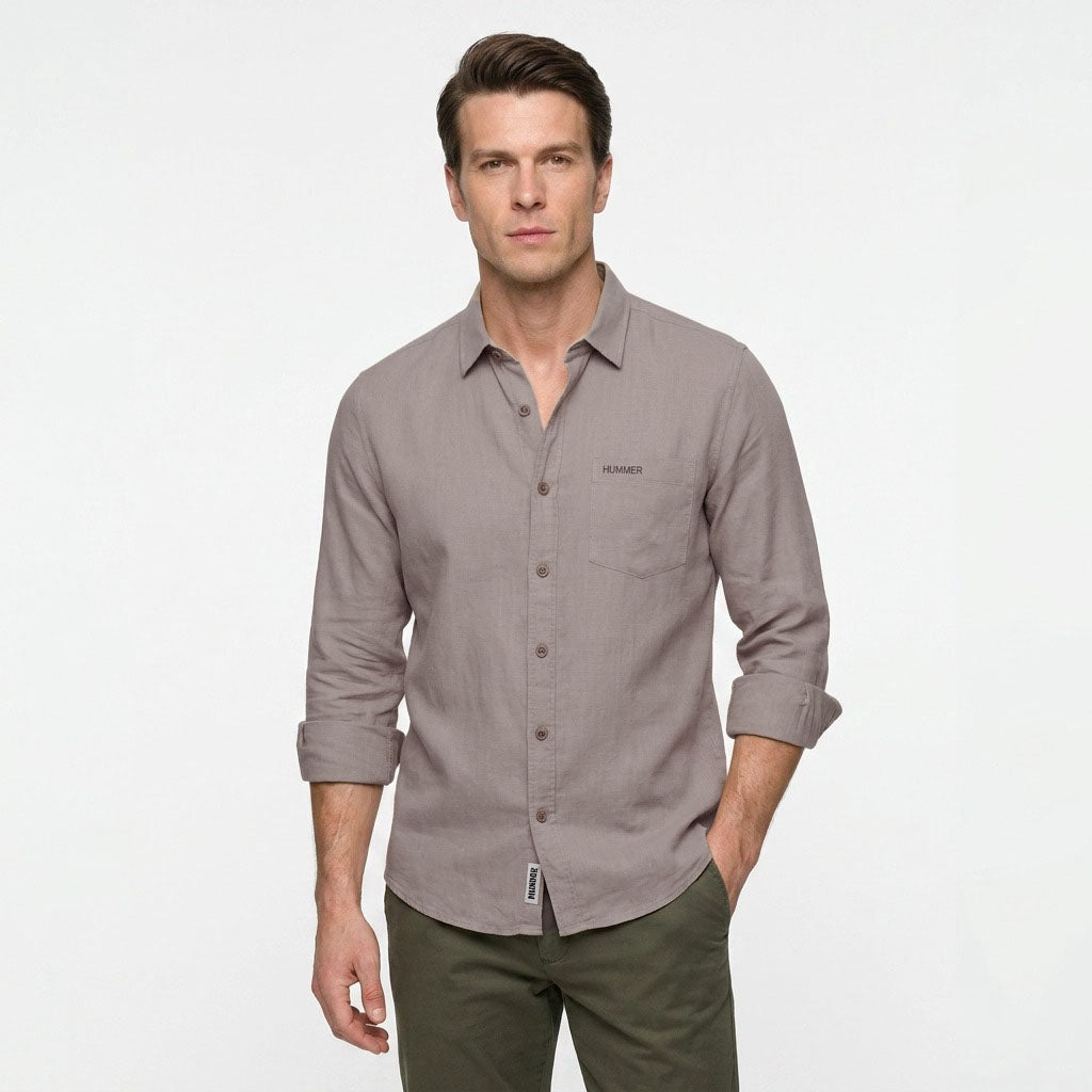 HUMMER MENS LONG SLEEVE SHIRT [SMART FIT] H0123